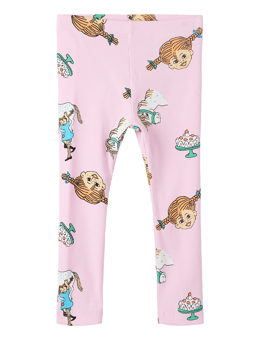 name it - NMFSOCA PIPPI LEGGING LNOOS SKY - leggings - pirouette - 0