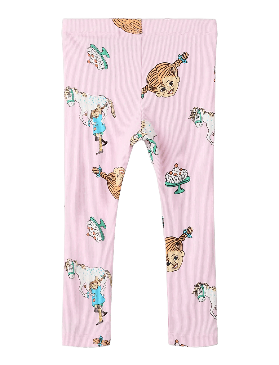 name it - NMFSOCA PIPPI LEGGING LNOOS SKY - leggings - pirouette - 1