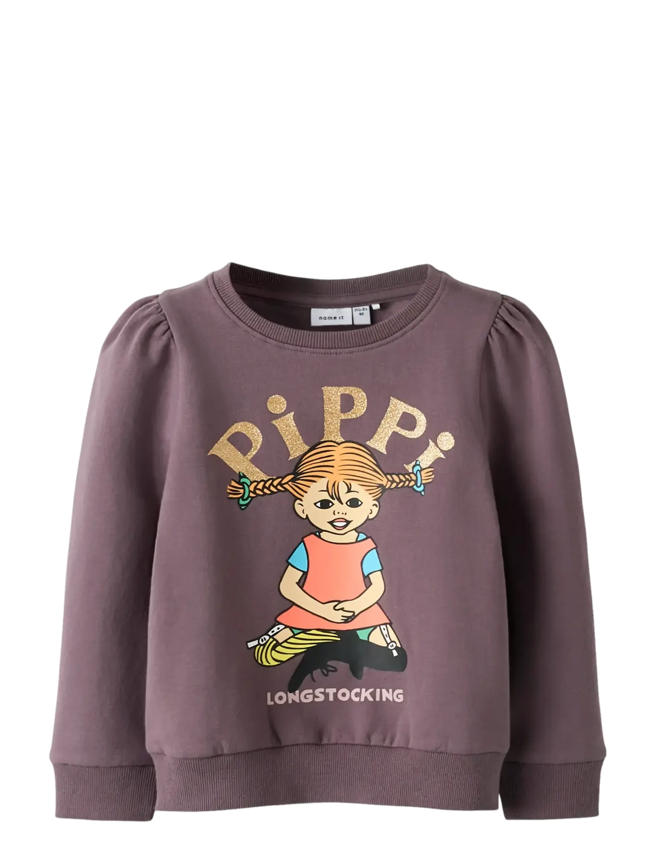 name it - NMFSOVEJ PIPPI SWEAT BRU SKY - svetarit - moonscape - 2