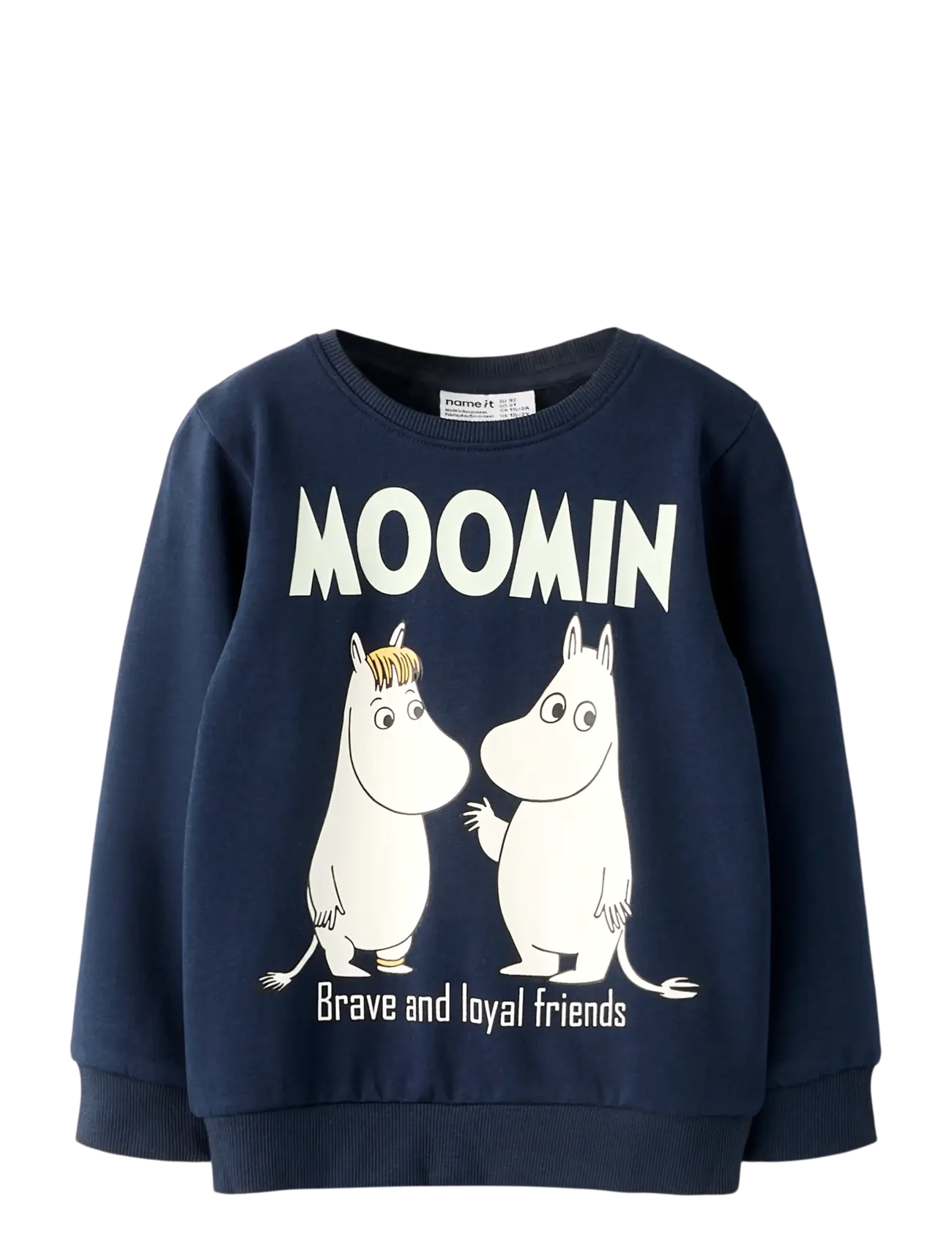 name it NMNSLOLI MOOMIN SWEAT BRU VDE - Mumin - NAVY BLAZER / navy