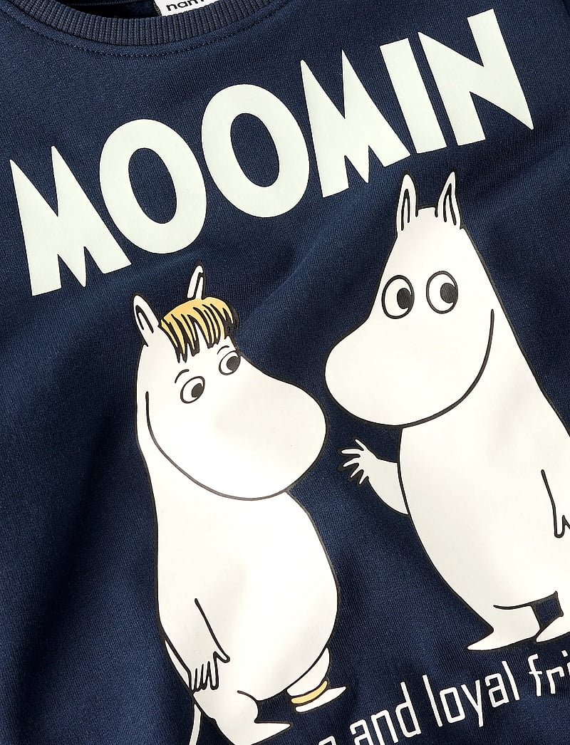 name it - NMNSLOLI MOOMIN SWEAT BRU VDE - sweatshirts - navy blazer - 3
