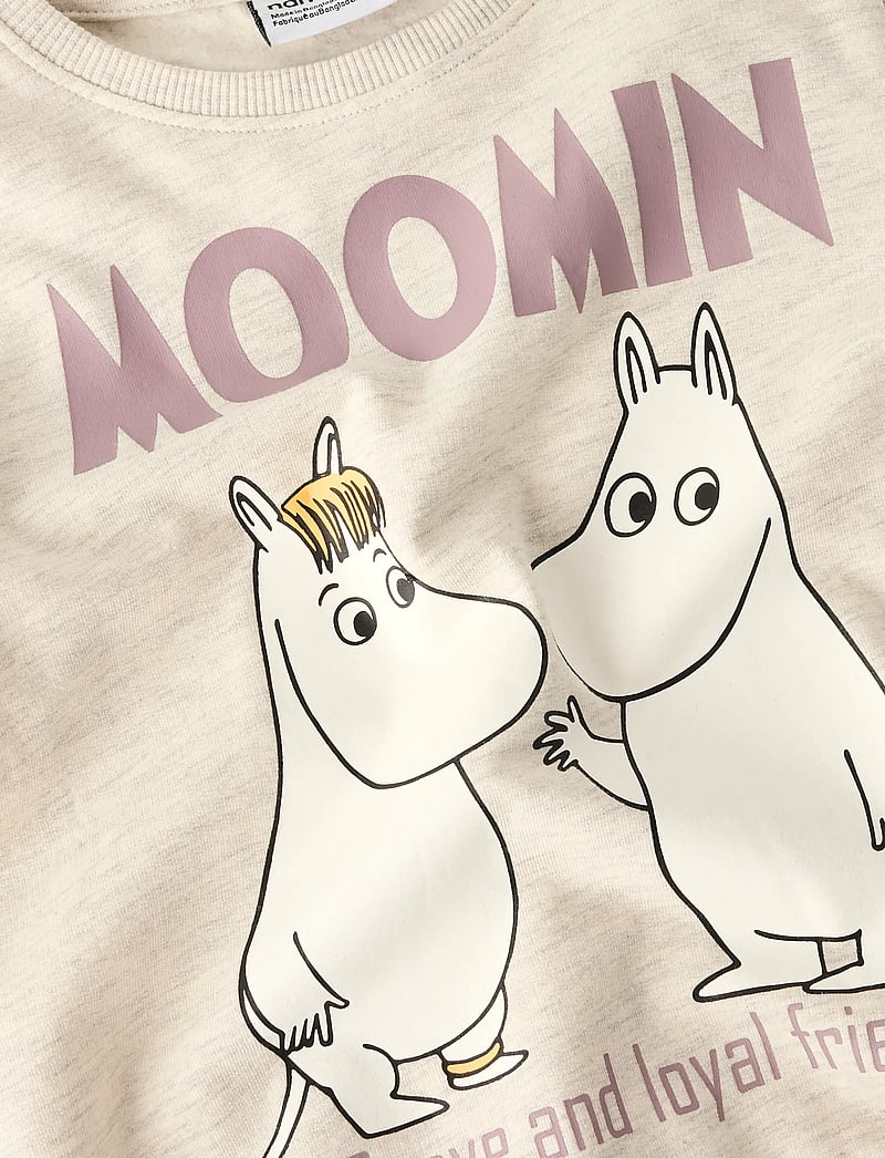 name it - NMNSLOLI MOOMIN SWEAT BRU VDE - sweatshirts - peyote melange - 3