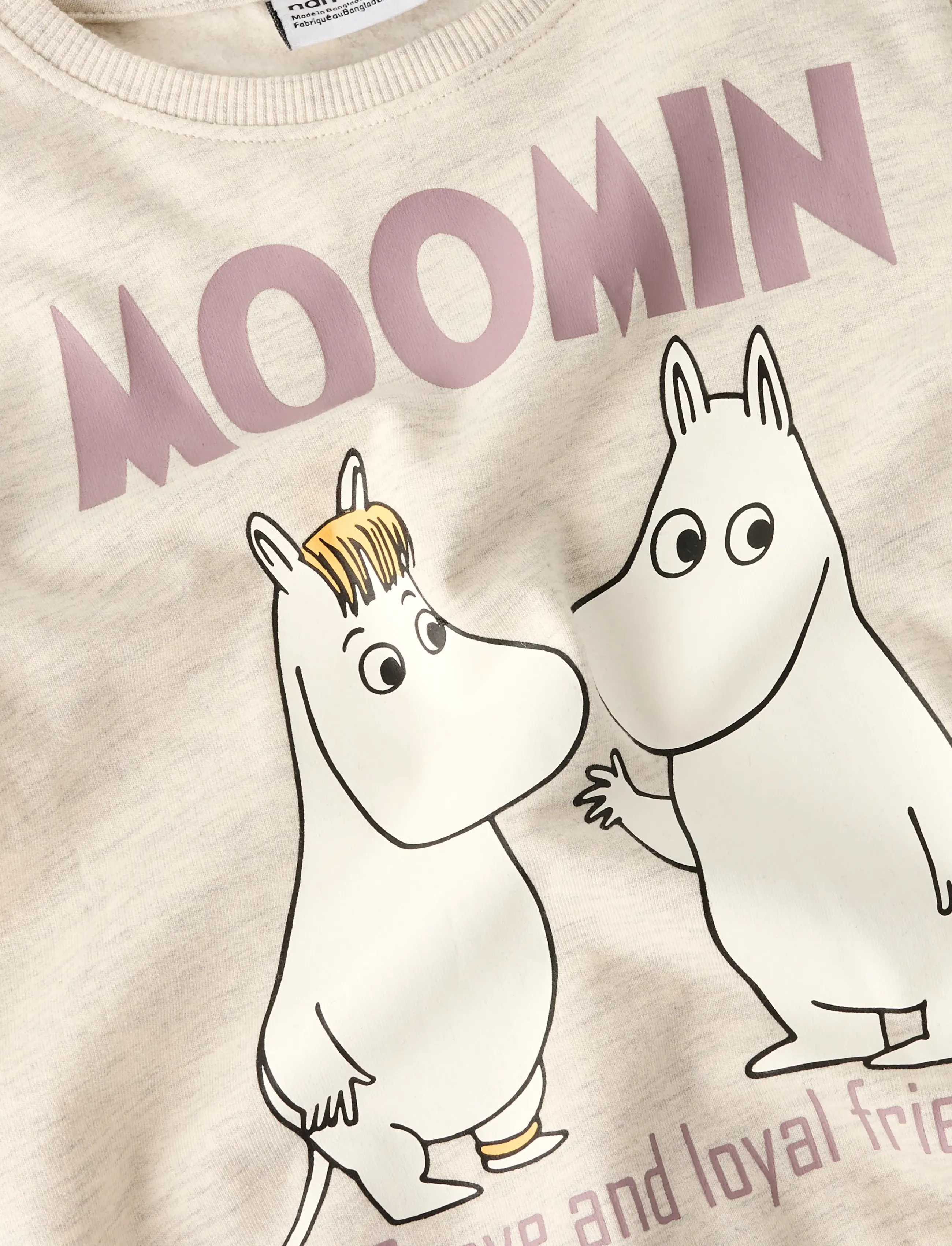 name it - NMNSLOLI MOOMIN SWEAT BRU VDE - sweatshirts - peyote melange - 3