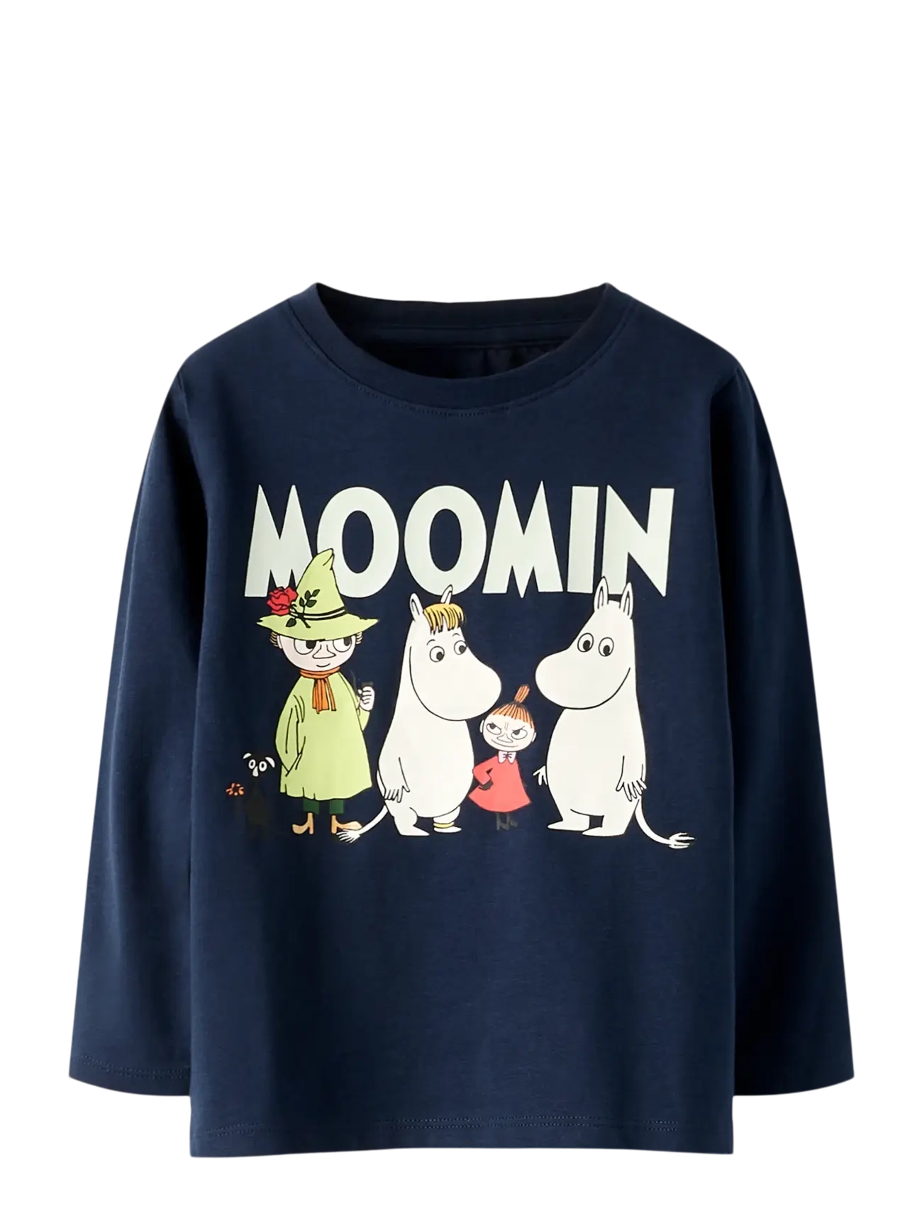 name it NMNSLOV MOOMIN LS TOP VDE - Mumin - NAVY BLAZER / navy