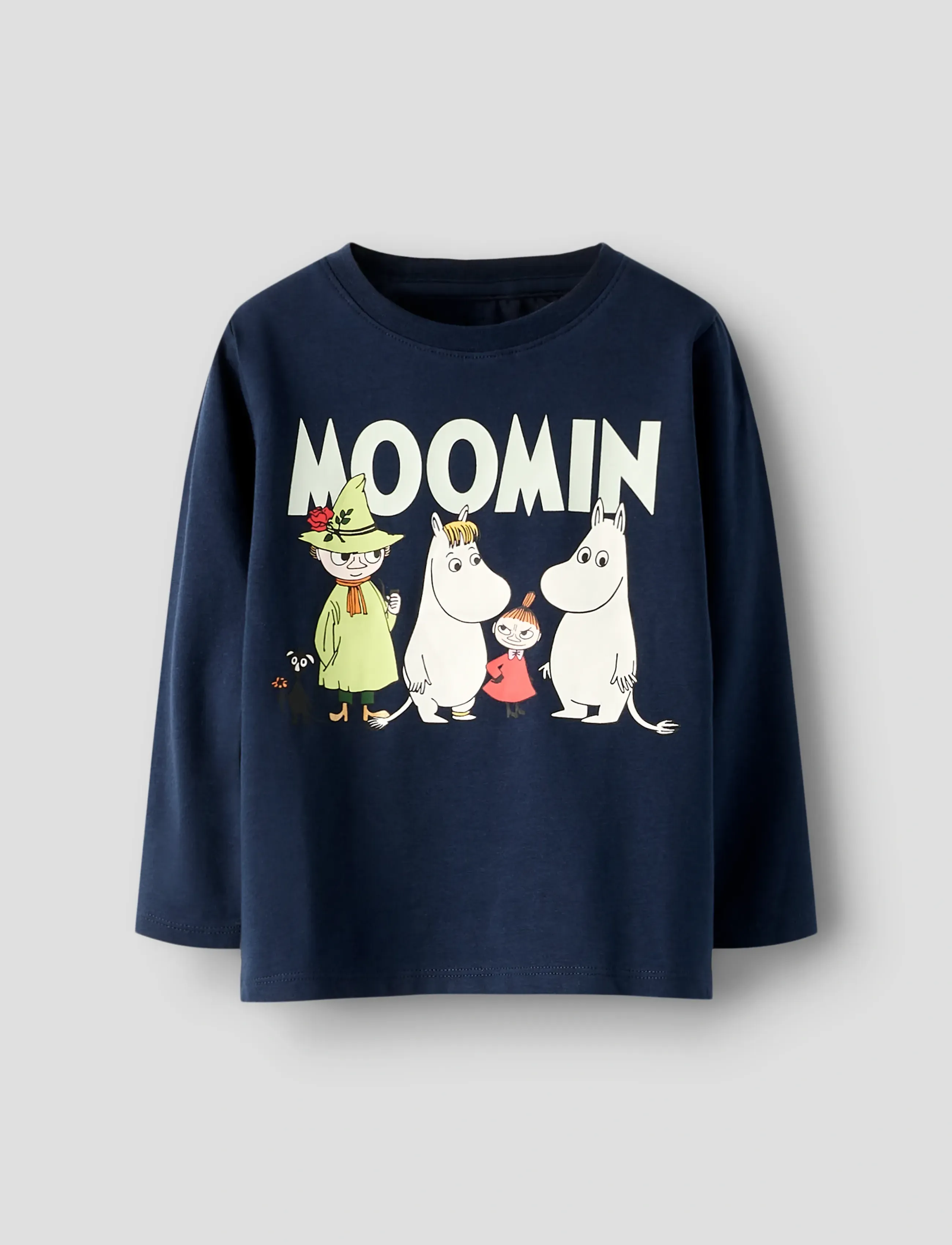 name it NMNSLOV MOOMIN LS TOP VDE - Toppar og stuttermabolir - NAVY BLAZER / navy
