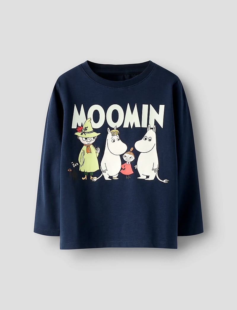 name it - NMNSLOV MOOMIN LS TOP VDE - langärmelig - navy blazer - 0
