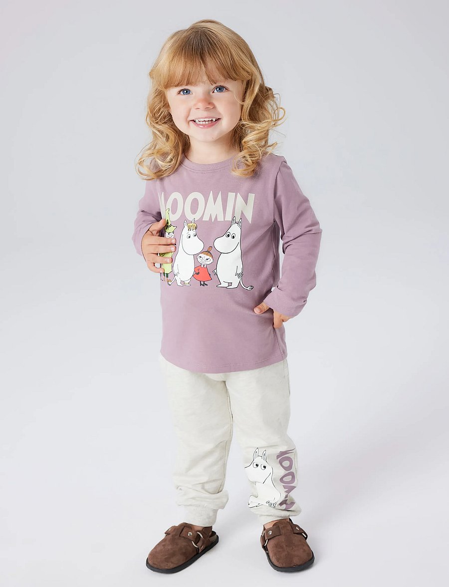 name it - NMNSLOV MOOMIN LS TOP VDE - t-shirts à manches longues - toadstool - 4