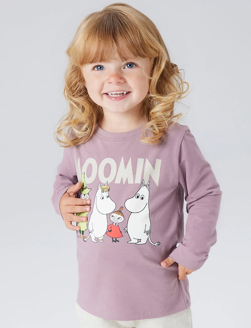 name it - NMNSLOV MOOMIN LS TOP VDE - langärmelig - toadstool - 5