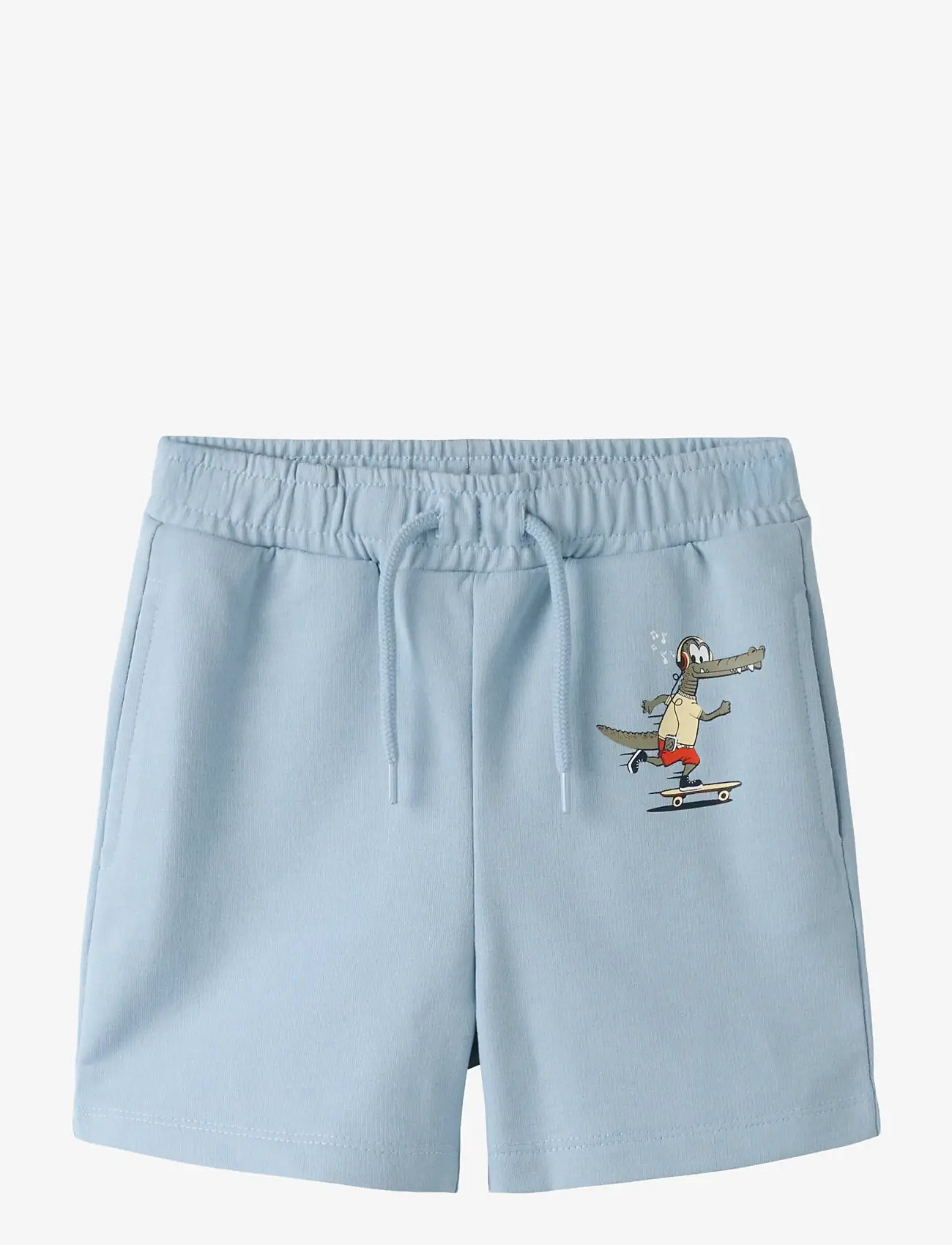 name it - NMMVALEXANDER NREG SWEAT SHORTS UNB - sweatshorts - blue fog - 0