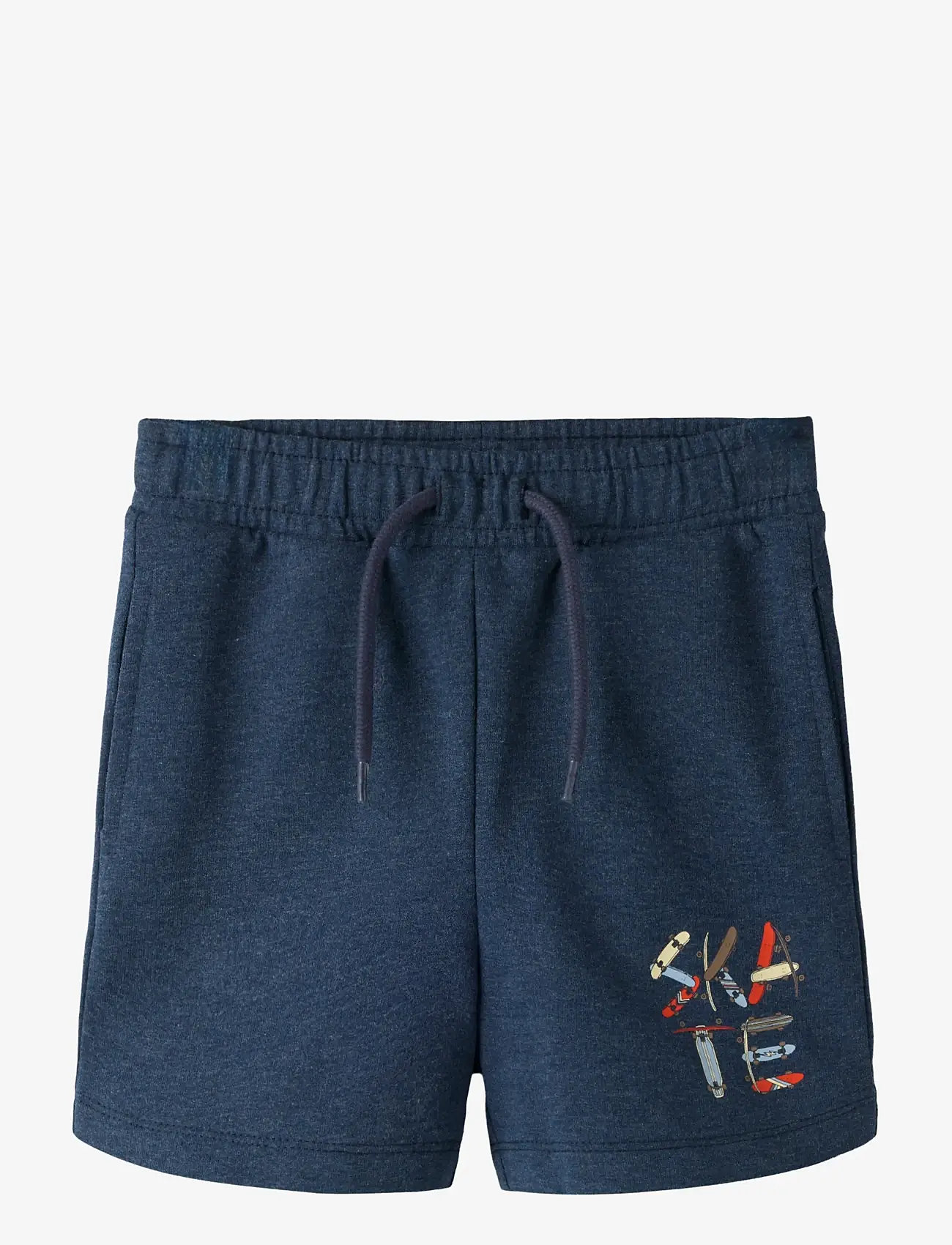 name it - NMMVALEXANDER NREG SWEAT SHORTS UNB - sweatshorts - navy blazer - 0