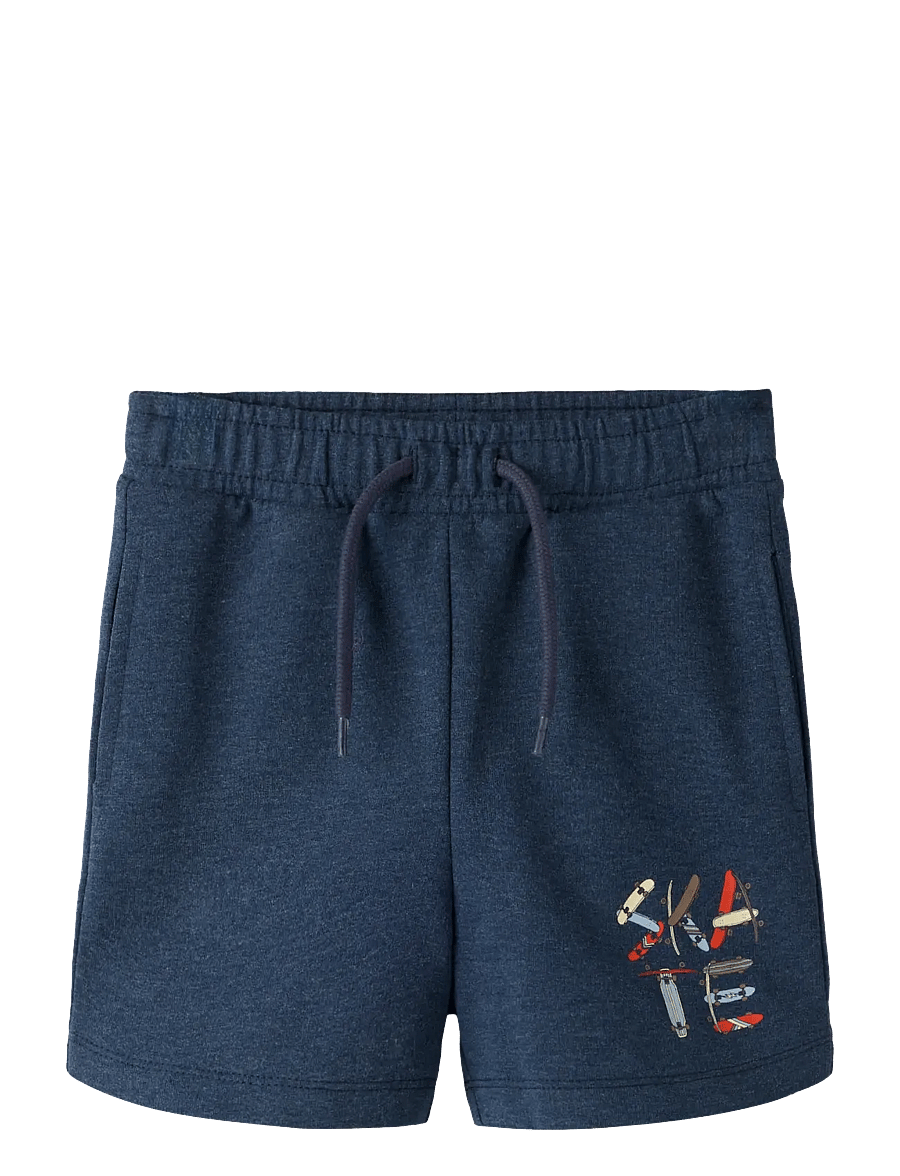 name it - NMMVALEXANDER NREG SWEAT SHORTS UNB - sweatshorts - navy blazer - 0