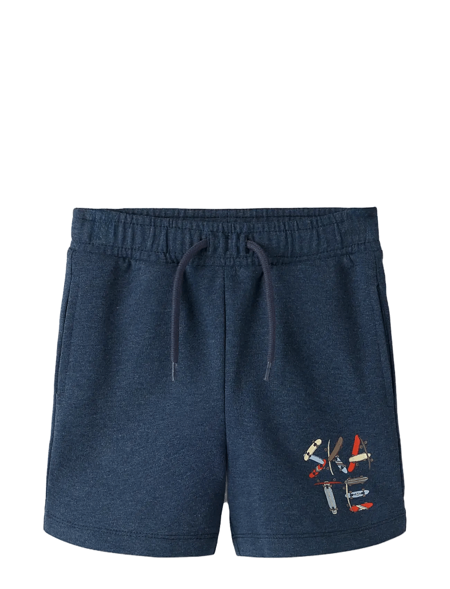 name it - NMMVALEXANDER NREG SWEAT SHORTS UNB - sweatshorts - navy blazer - 2