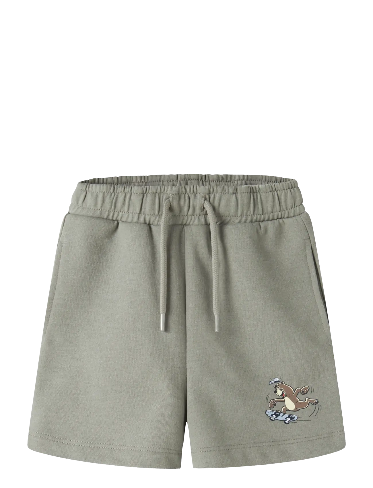 name it NMMVALEXANDER NREG SWEAT SHORTS UNB - Sweatshorts - SHADOW / khaki/green
