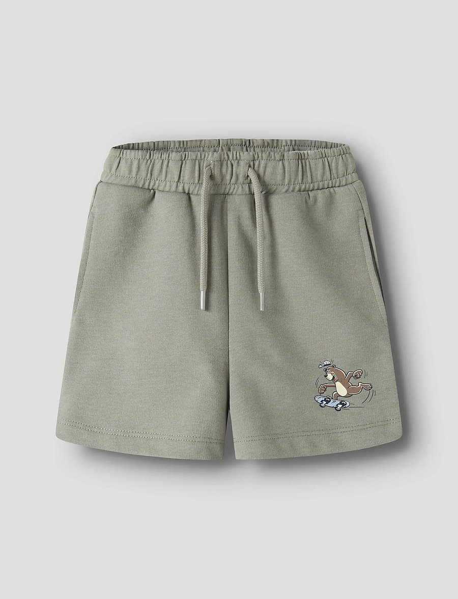 name it - NMMVALEXANDER NREG SWEAT SHORTS UNB - sweatshorts - shadow - 0