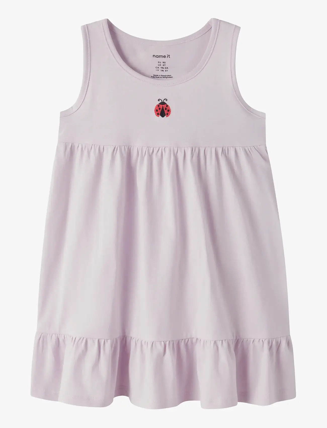 name it - NMFVICTORIA TANK DRESS - sleeveless casual dresses - lavender fog - 0