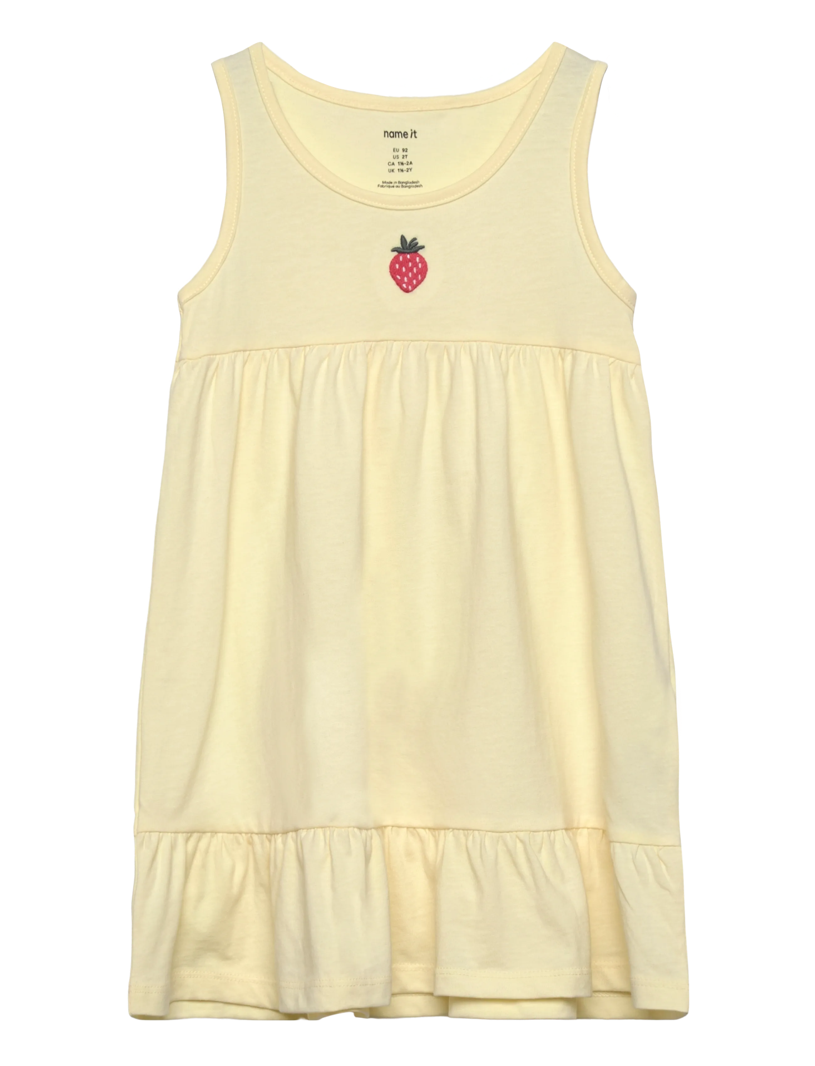 name it NMFVICTORIA TANK DRESS - Vêtements - PEAR SORBET / cream