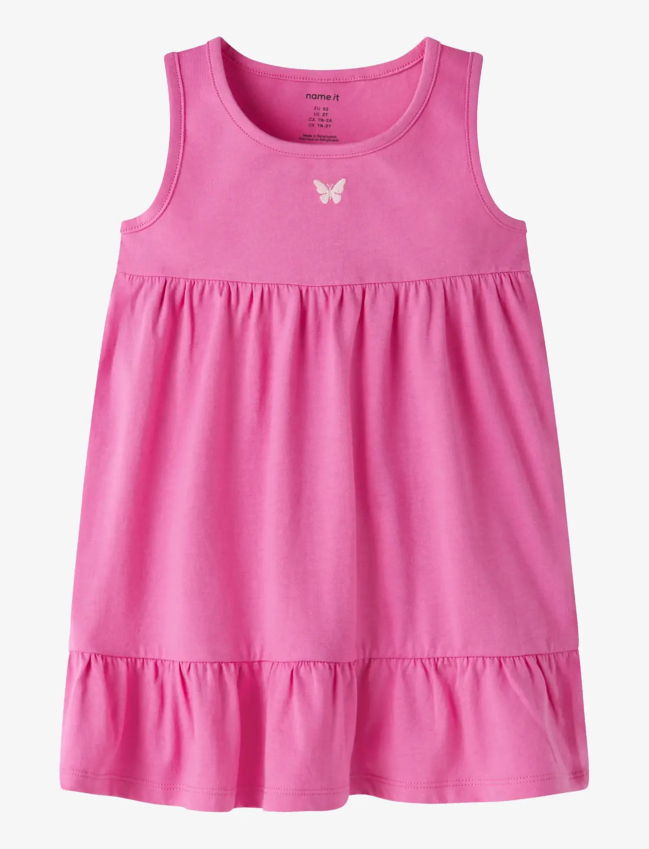 name it - NMFVICTORIA TANK DRESS - varrukateta vabaaja kleidid - strawberry moon - 0