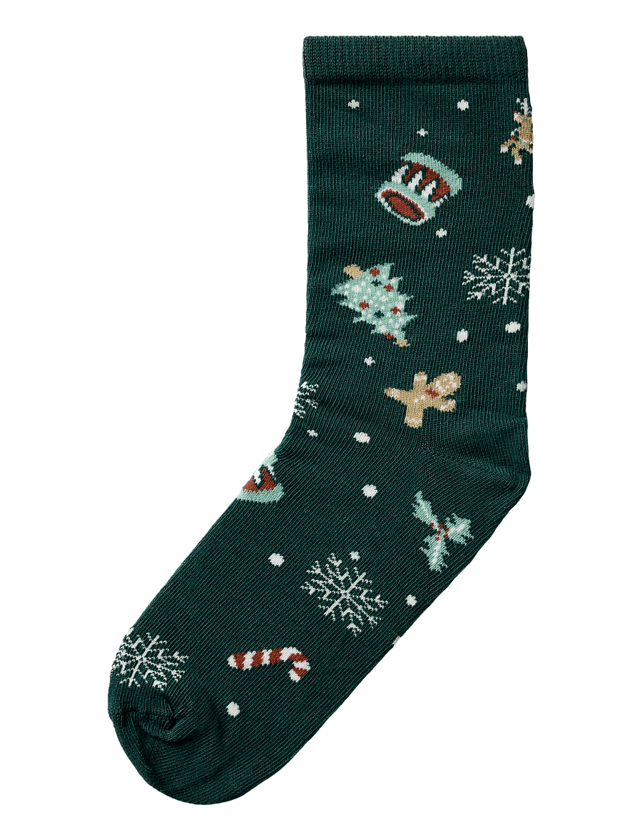 name it - NKNVISMAS SOCK - strømper - botanical garden - 0
