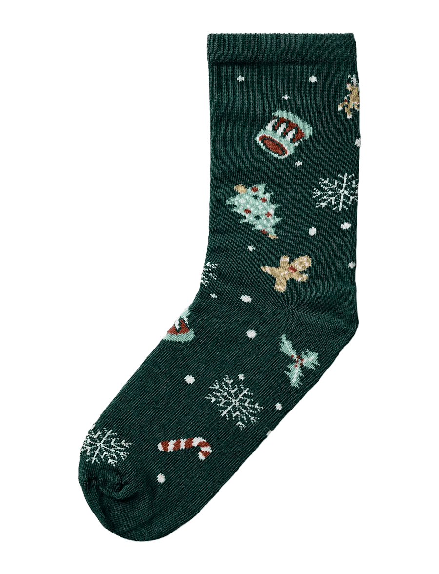 name it - NKNVISMAS SOCK - strømper - botanical garden - 1