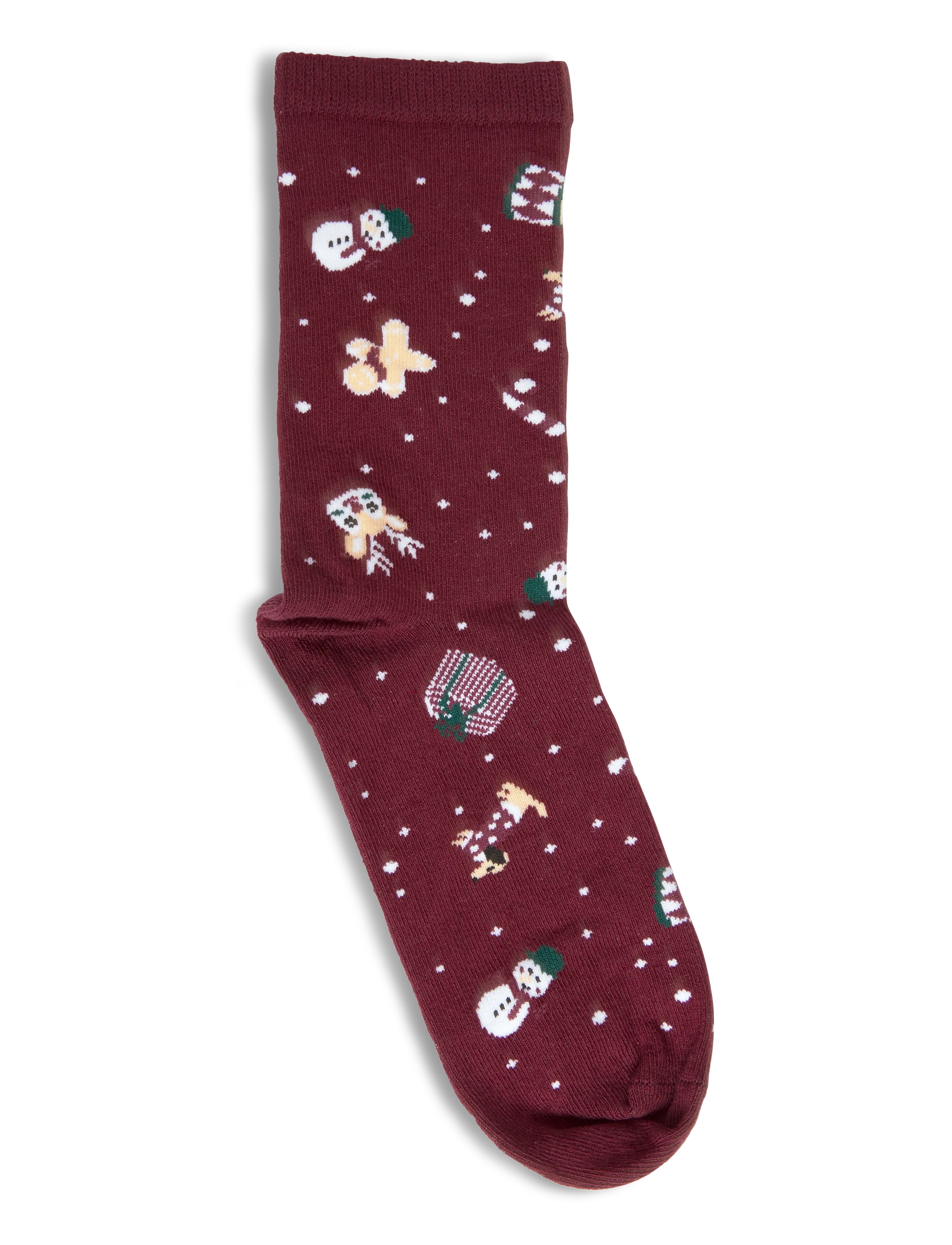 name it - NKNVISMAS SOCK - strømper - burgundy - 1