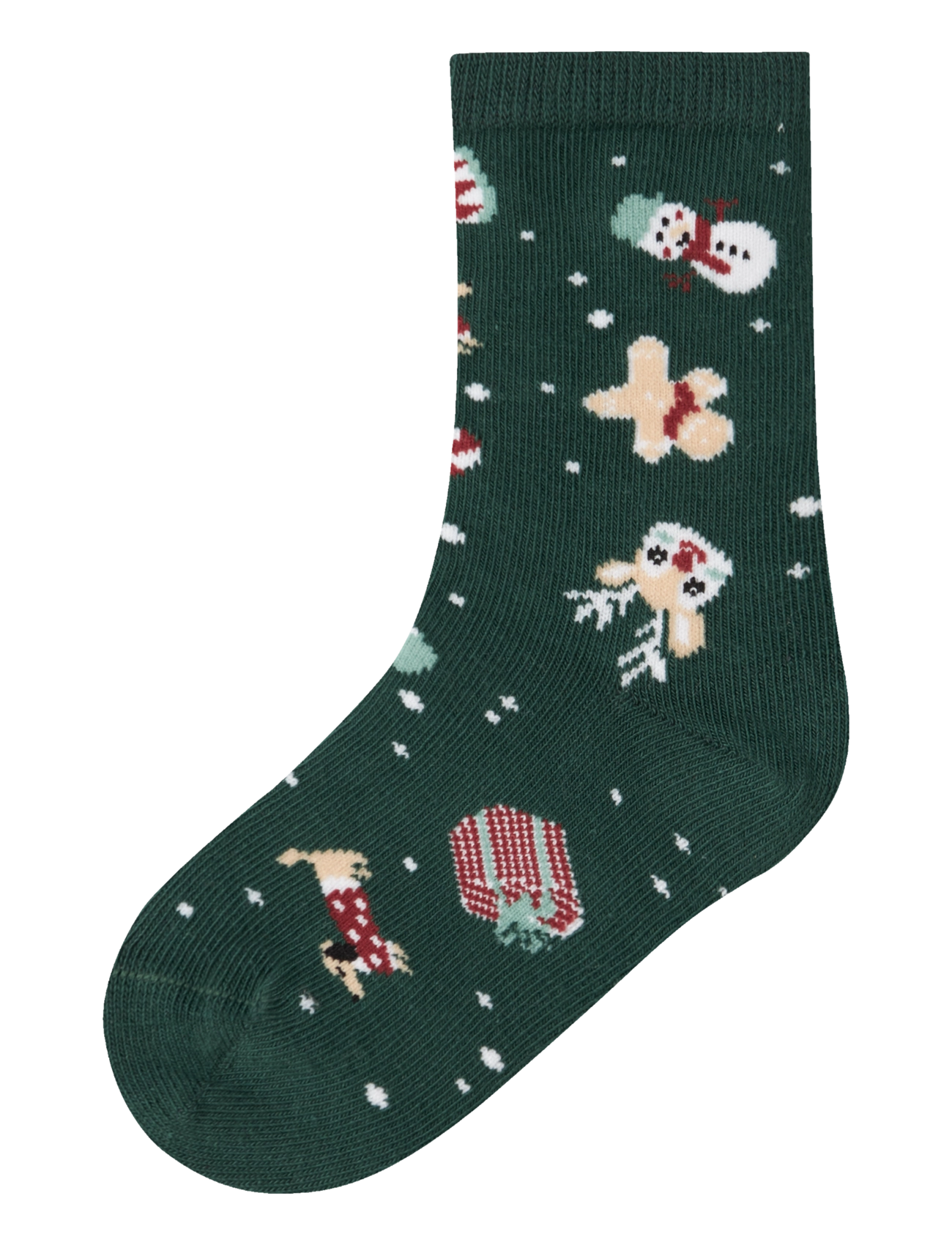 name it NMNVISMAS SOCK - Strømper - BOTANICAL GARDEN / green