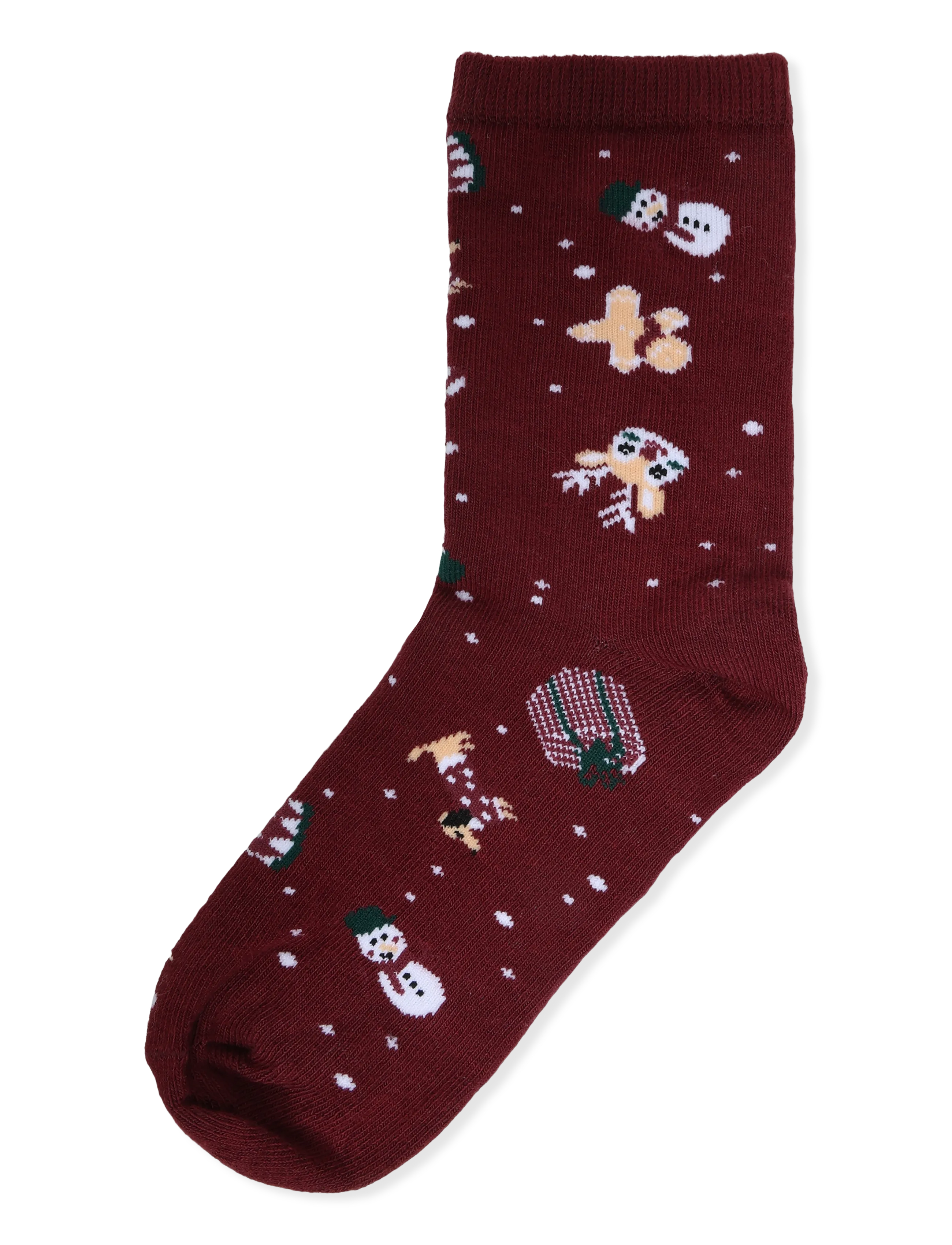 name it NMNVISMAS SOCK - Kids 98-134 - BURGUNDY / burgundy