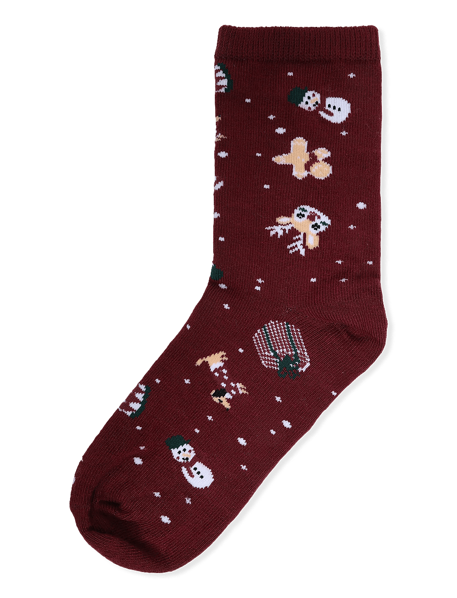 name it - NMNVISMAS SOCK - strømper - burgundy - 0