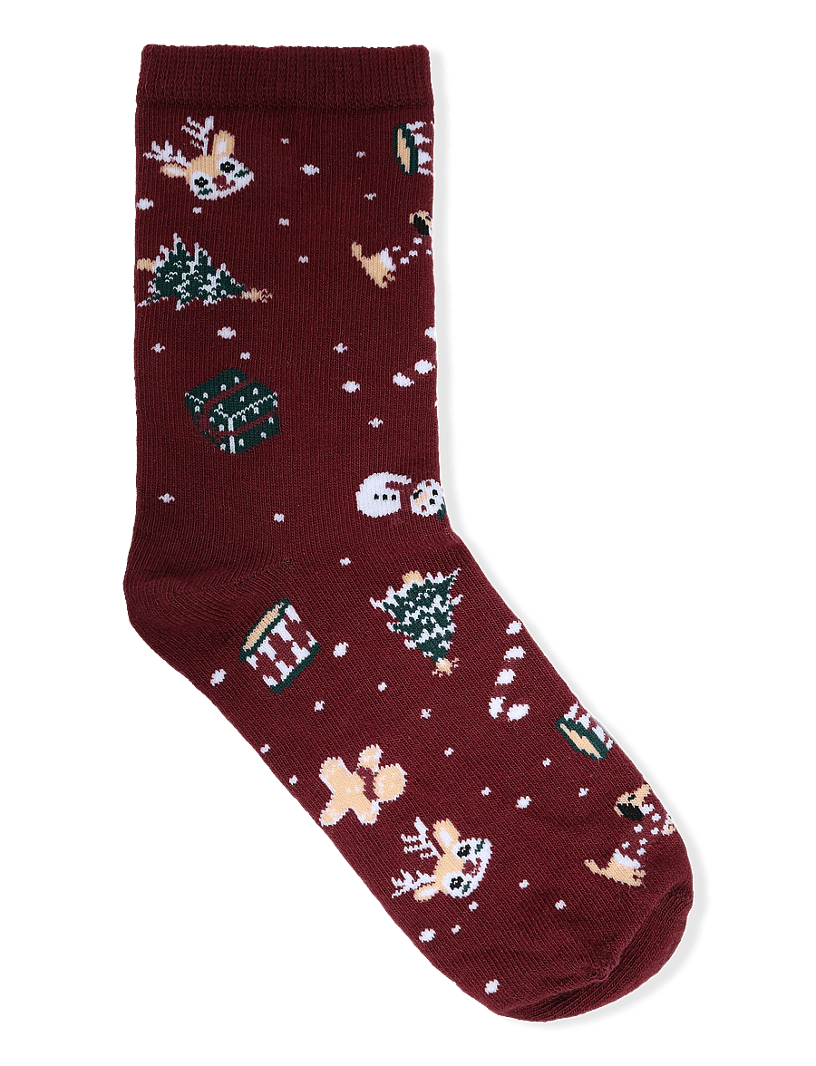 name it - NMNVISMAS SOCK - strømper - burgundy - 1