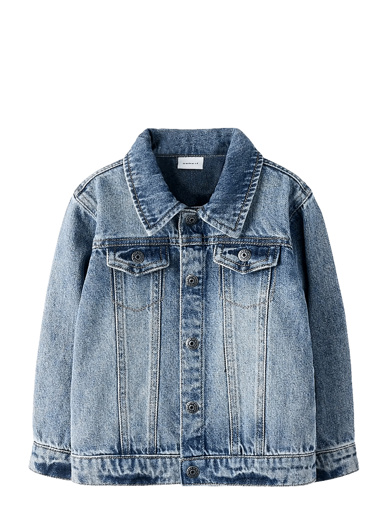 name it - NMMNICK LS DNM JACKET 3148-XS D - jeansjackor - medium blue denim - 1