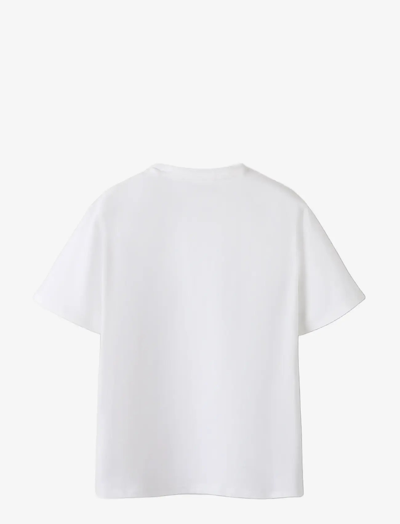 name it - NKMEVERE BRWLST NREG SS TOP NOOS BFU - kortærmede t-shirts - bright white - 1