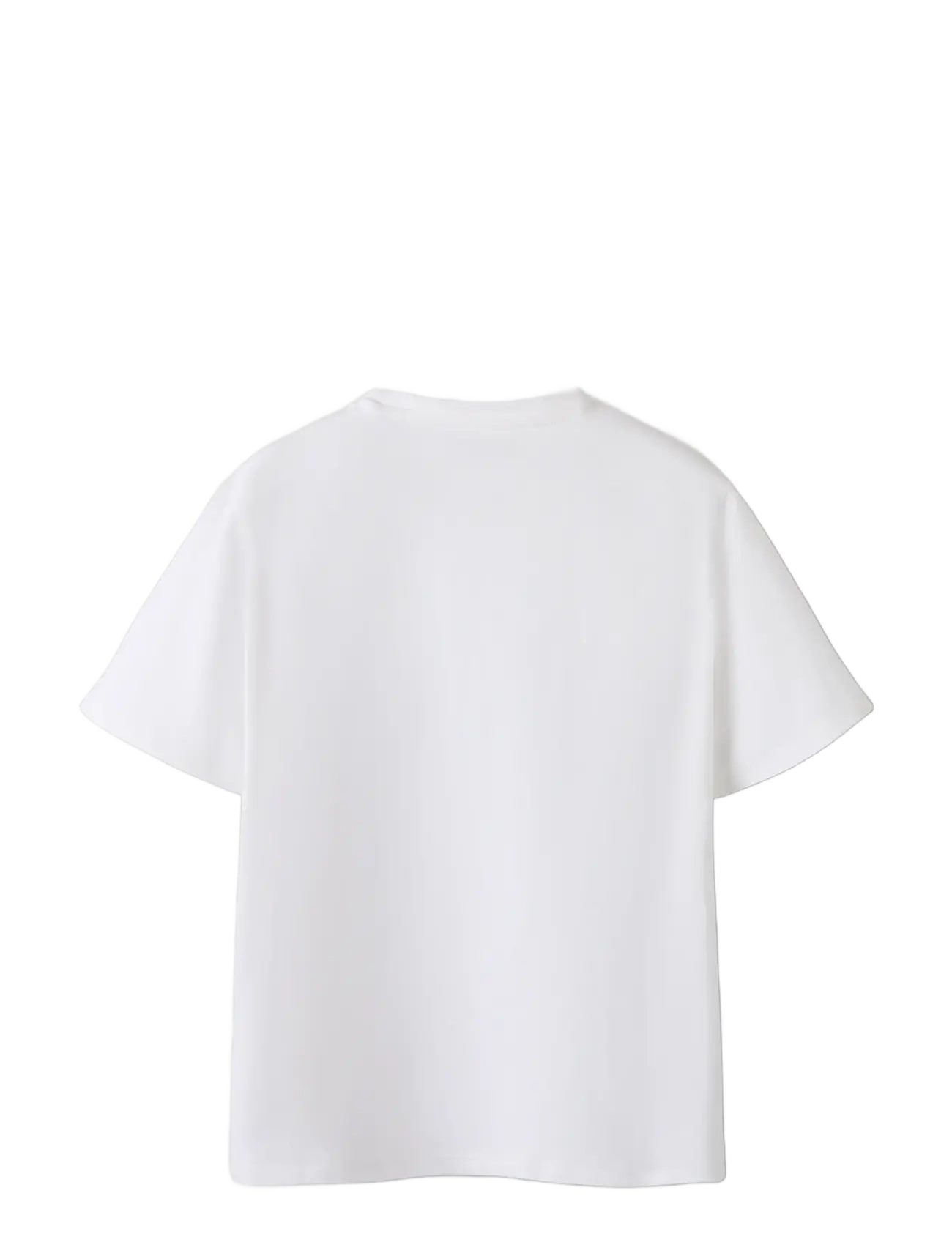 name it - NKMEVERE BRWLST NREG SS TOP NOOS BFU - kortermede t-skjorter - bright white - 1