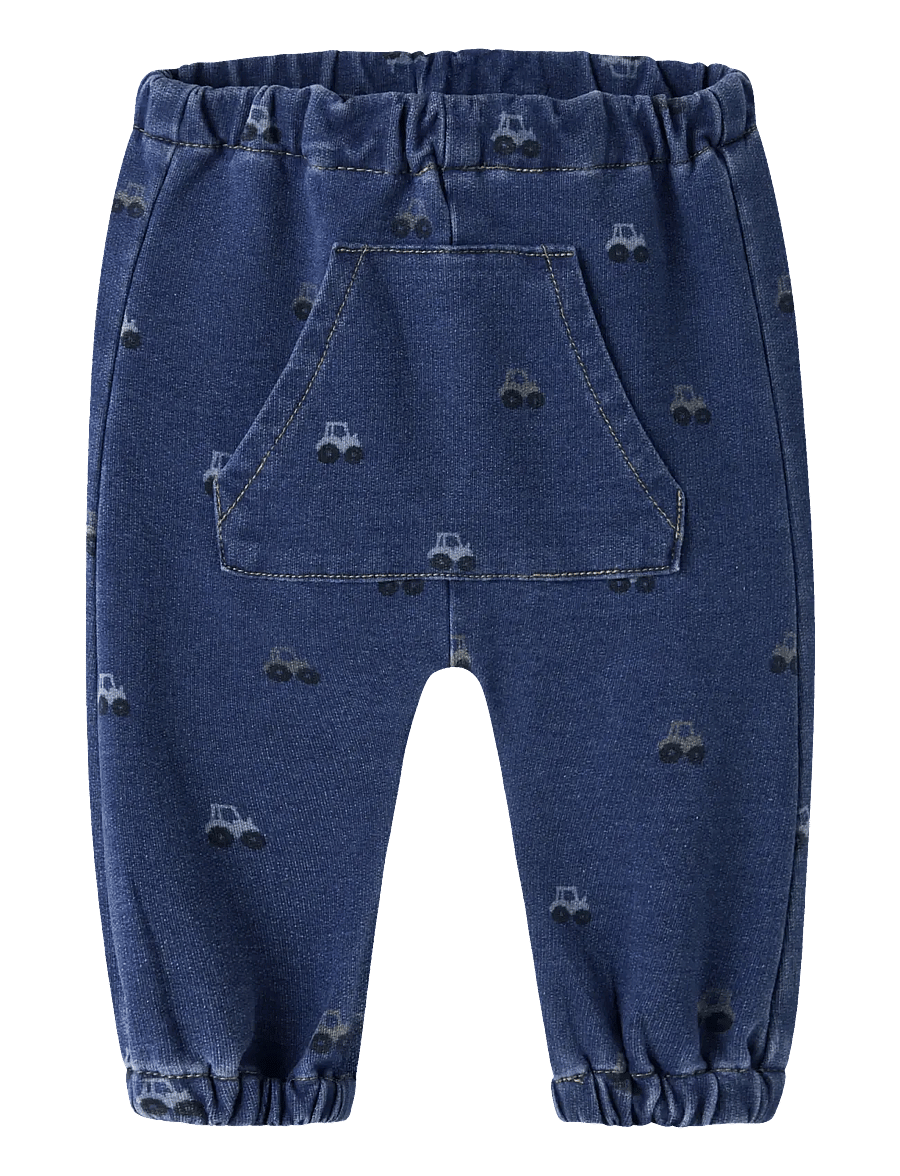 name it - NBMBEN BARREL R AOP SWE JEANS 2366-TR - tapered jeans - dark blue denim - 0