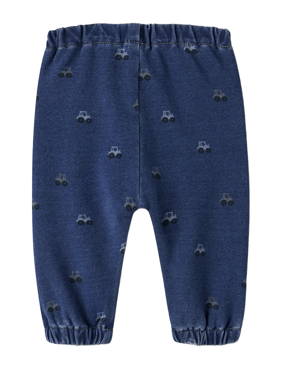 name it - NBMBEN BARREL R AOP SWE JEANS 2366-TR - tapered jeans - dark blue denim - 1