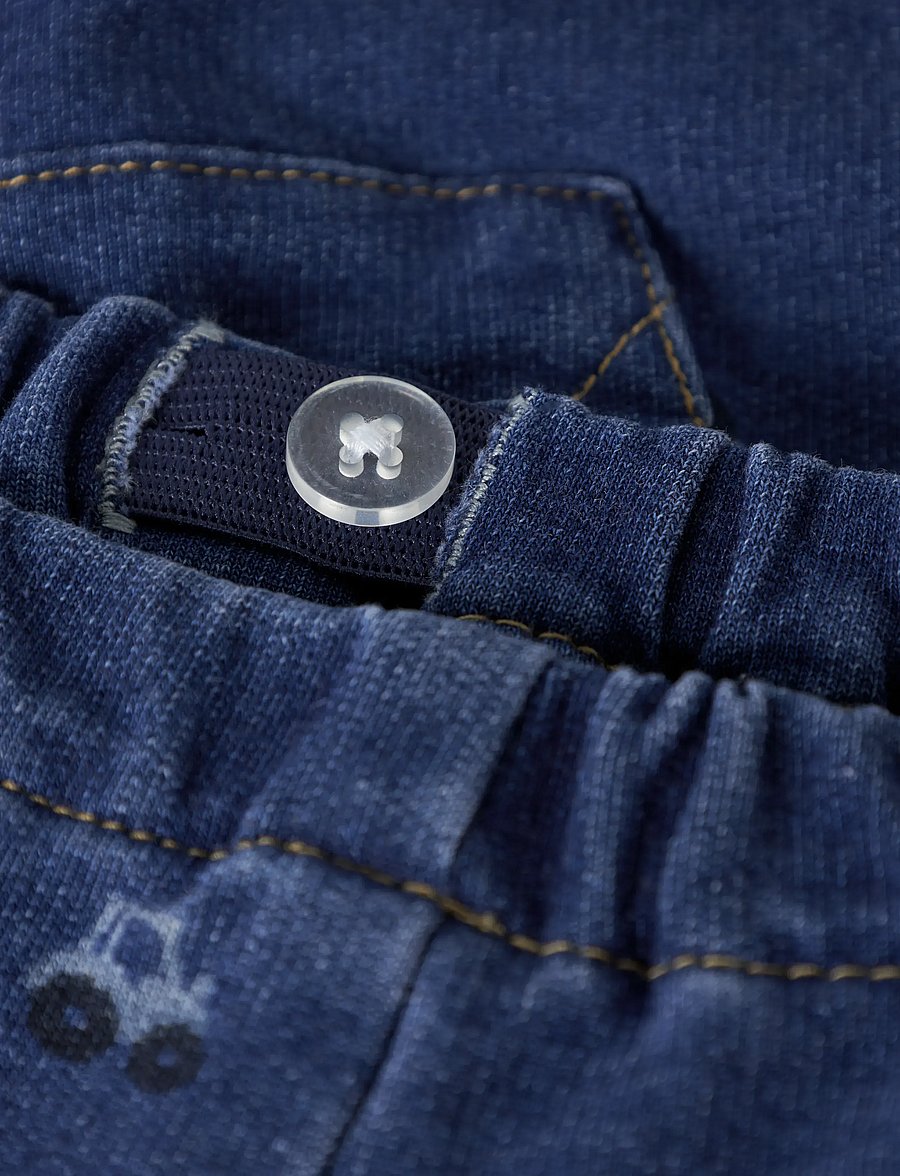 name it - NBMBEN BARREL R AOP SWE JEANS 2366-TR - tapered jeans - dark blue denim - 2