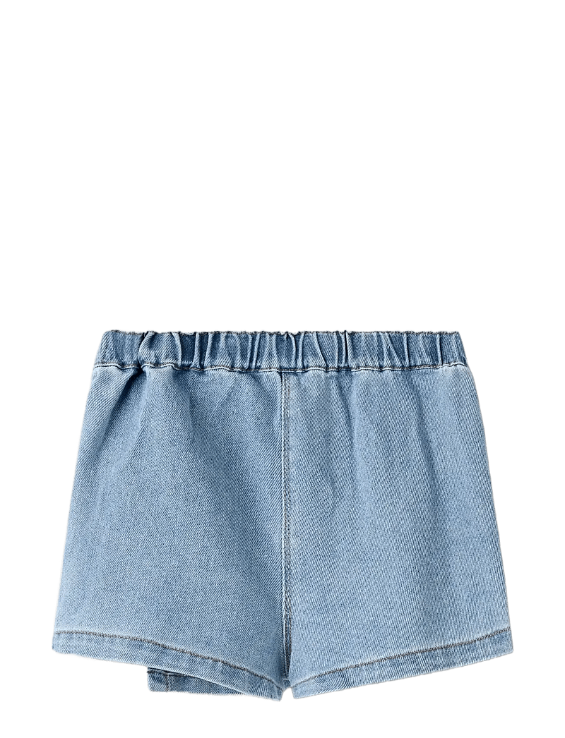name it - NMFDIANA DNM EMB SKORT 6202-IZ J - skorts - light blue denim - 1