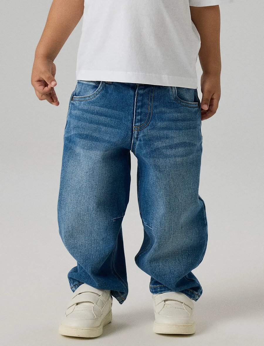 name it - NMMBEN BARREL JEANS 8720-OM NOOS - medium blue denim - 3