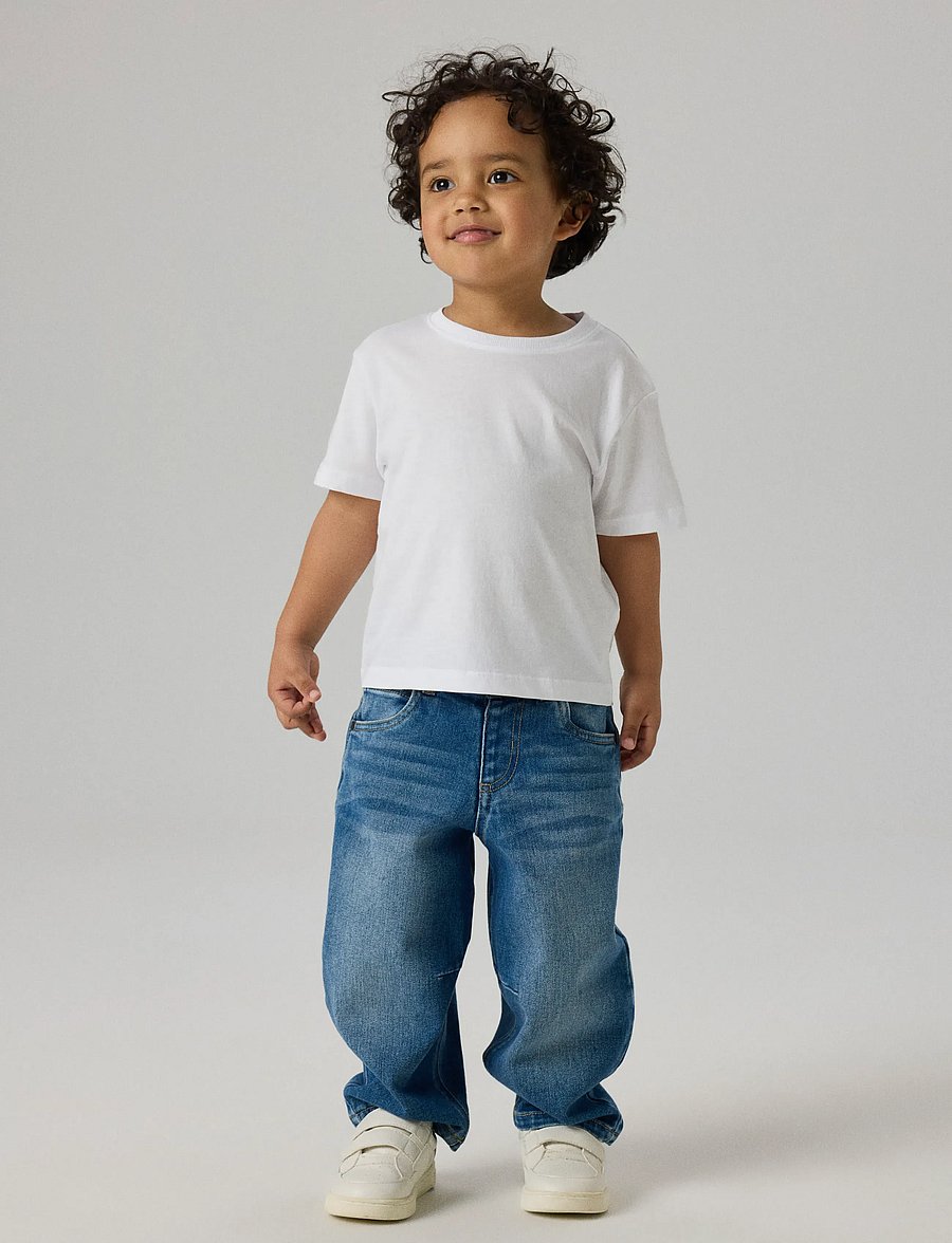 name it - NMMBEN BARREL JEANS 8720-OM NOOS - medium blue denim - 4