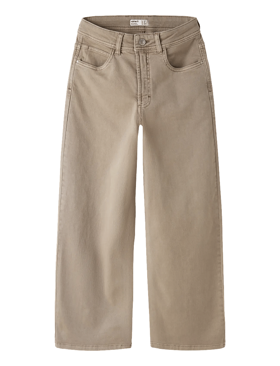 name it - NKMBEN X-SKATER TWI PANT 5170-TW NOOS - alt laienevad teksad - chinchilla - 1