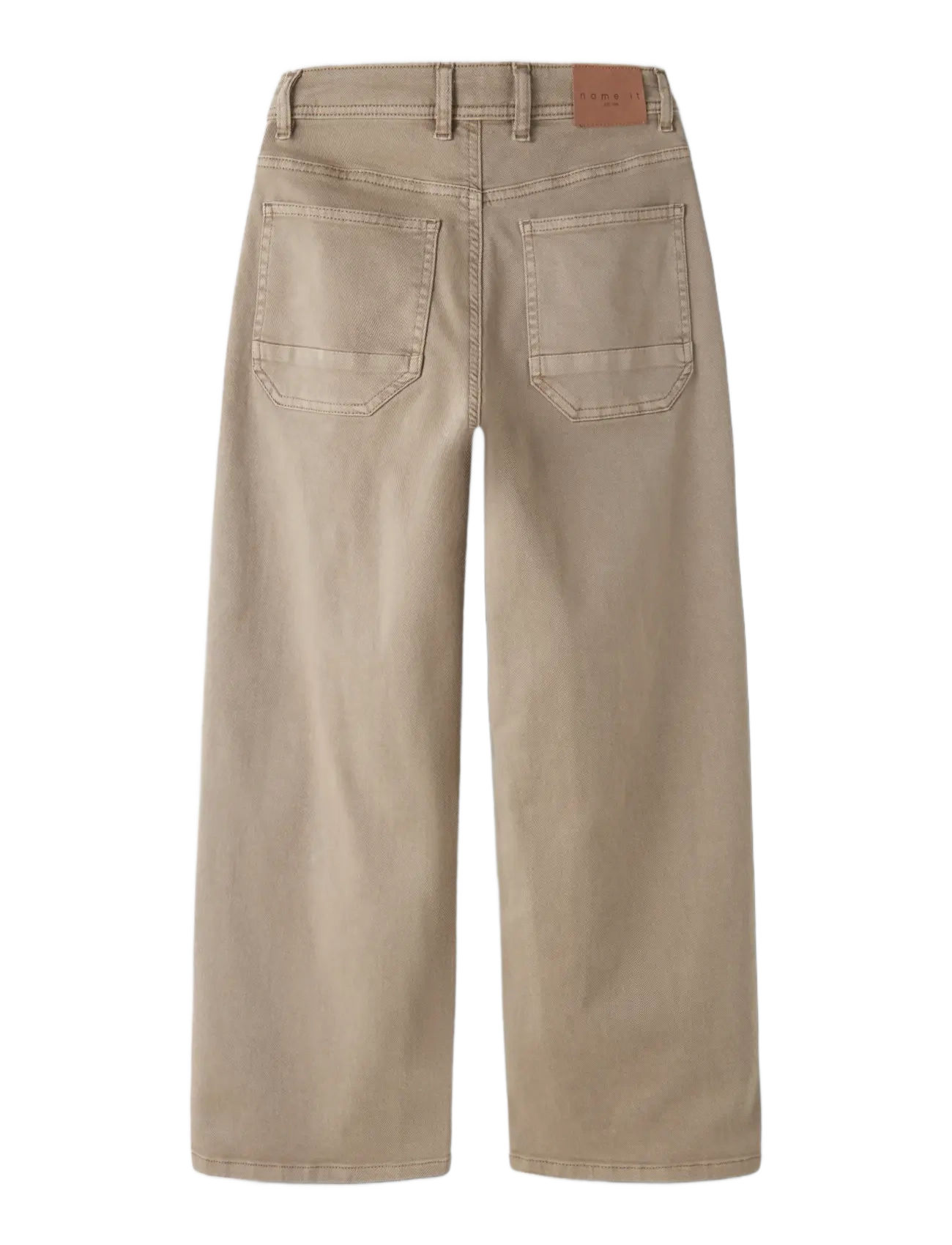 name it - NKMBEN X-SKATER TWI PANT 5170-TW NOOS - alt laienevad teksad - chinchilla - 2