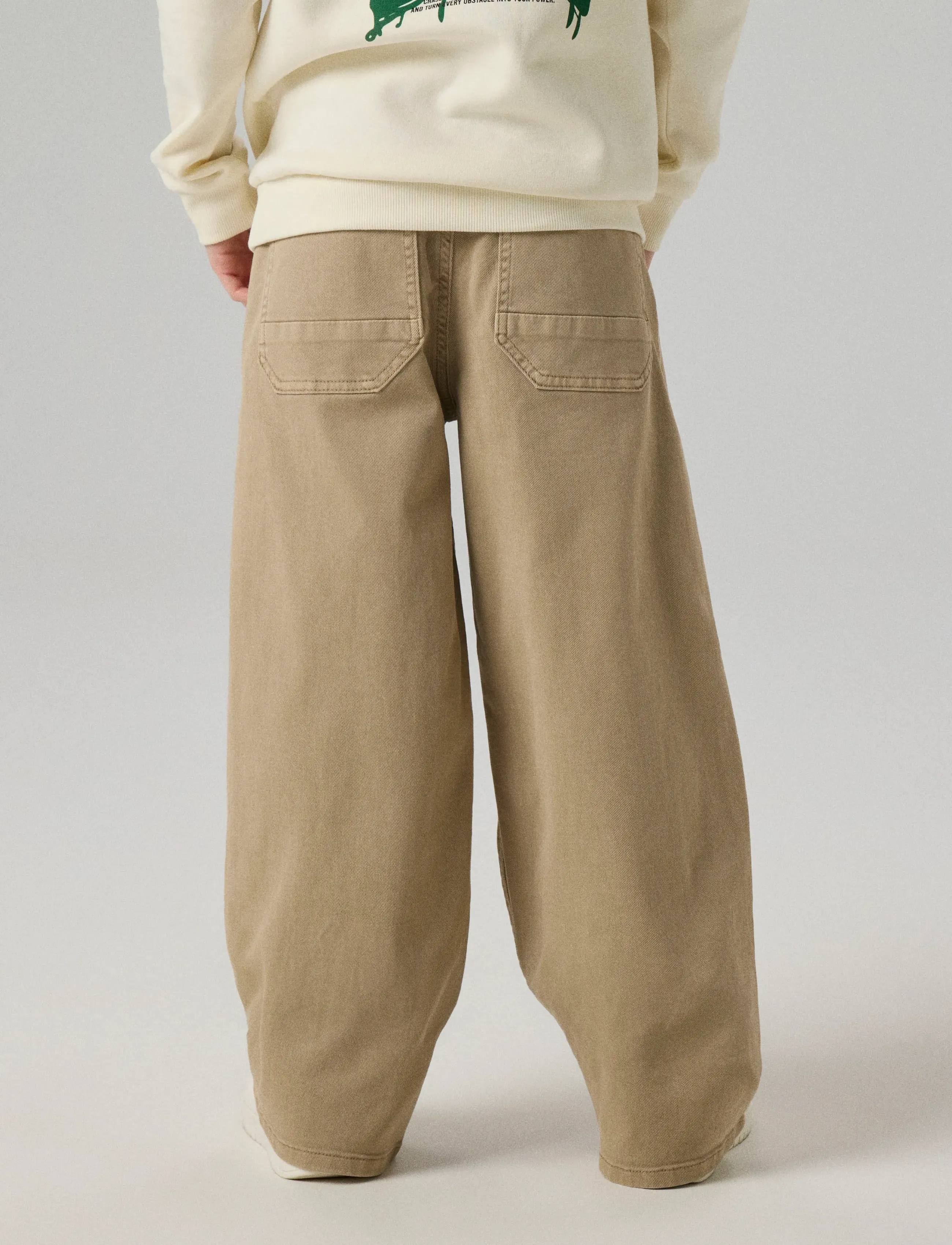 name it Nkmben X-Skater Twi Pant 5170-Tw Noos, 116, Jeans, Beige - Wide Kinder