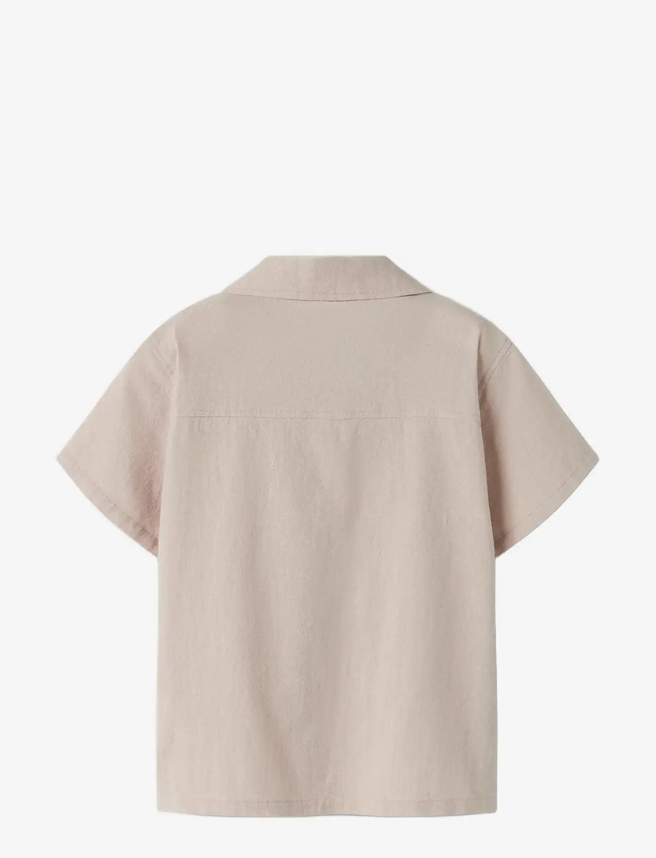 name it - NKMHOLTI SS NREG SHIRT - kortærmede skjorter - chateau gray - 1