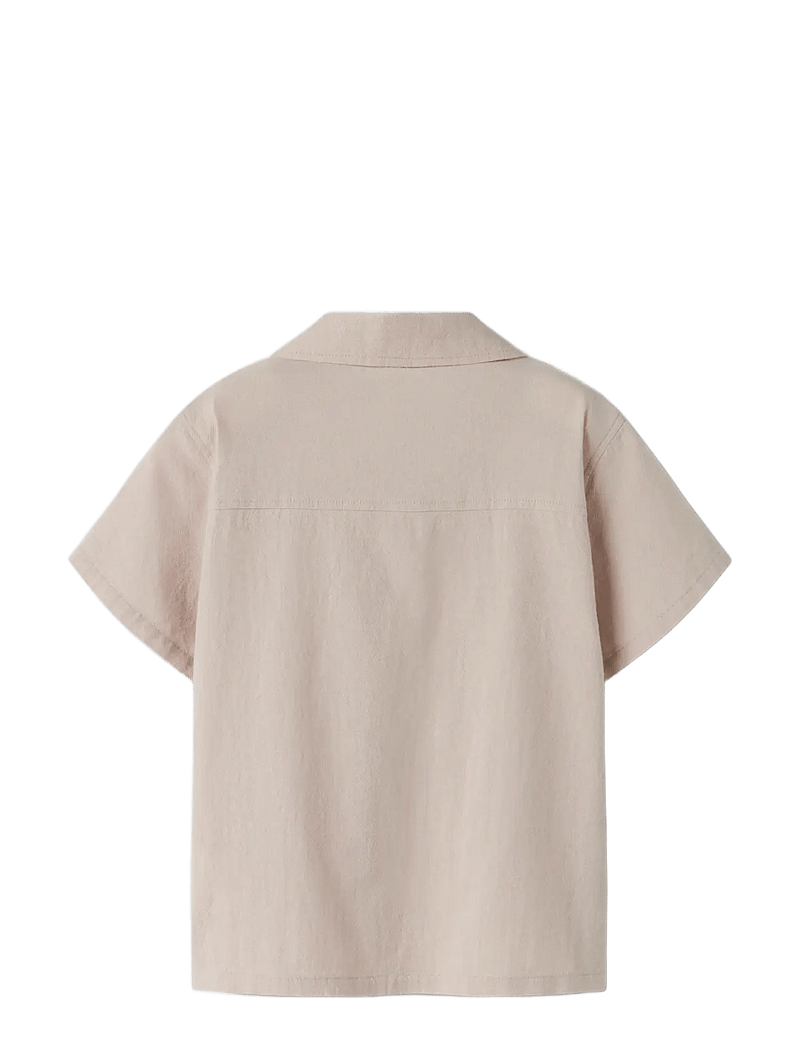 name it - NKMHOLTI SS NREG SHIRT - kortærmede skjorter - chateau gray - 1