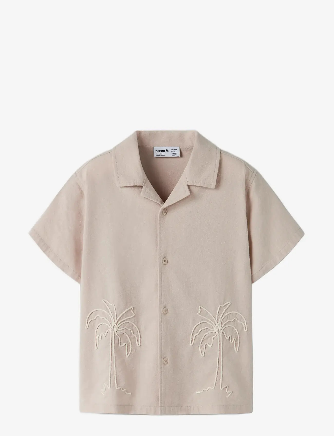 name it - NKMHOLTI SS NREG SHIRT - kortærmede skjorter - chateau gray - 2