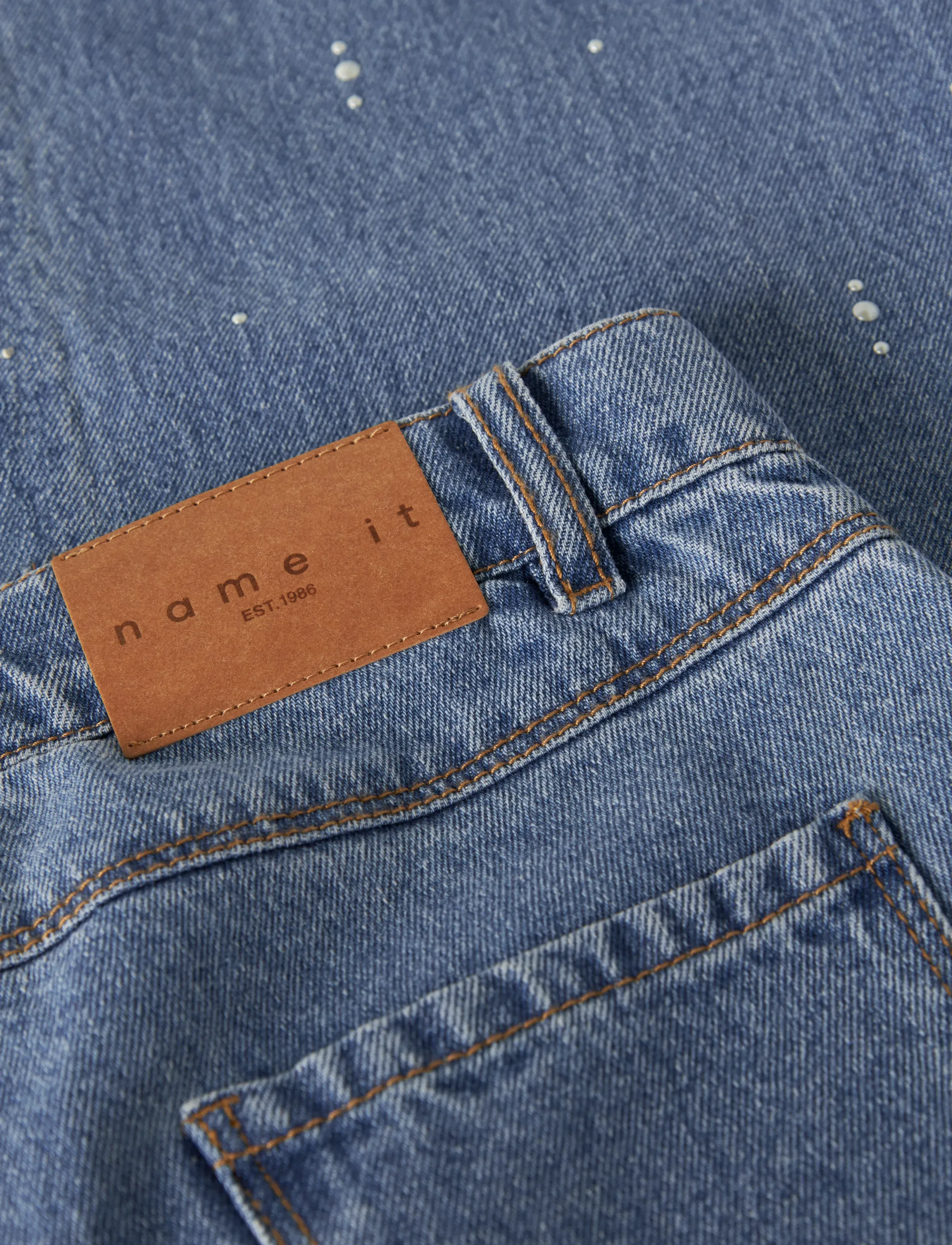 name it - NKFROSE WIDE DECOR JEANS 4760-IM - medium blue denim - 5