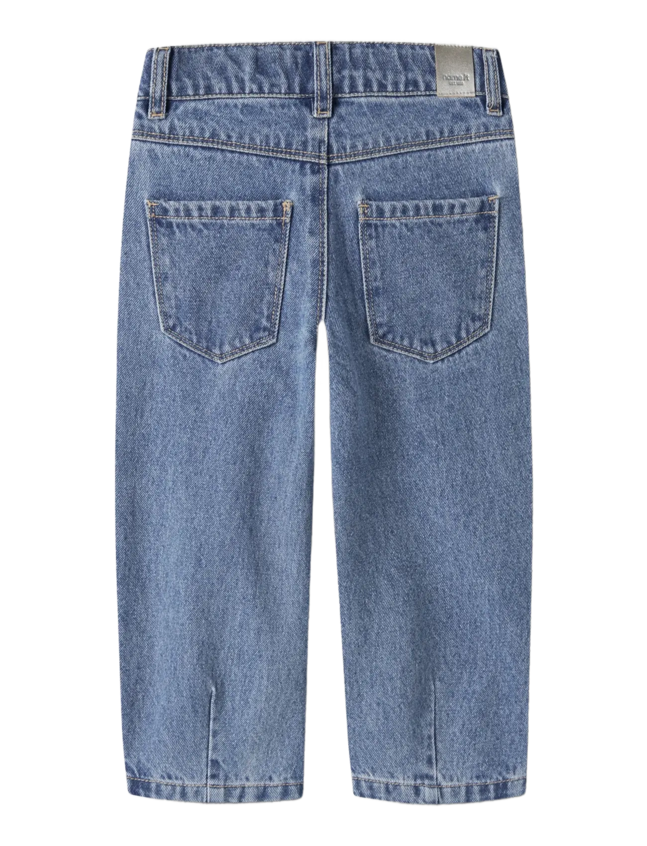 name it - NMFBELLA BARREL GLITTER JEANS 4577-IM L - loose jeans - medium blue denim - 1
