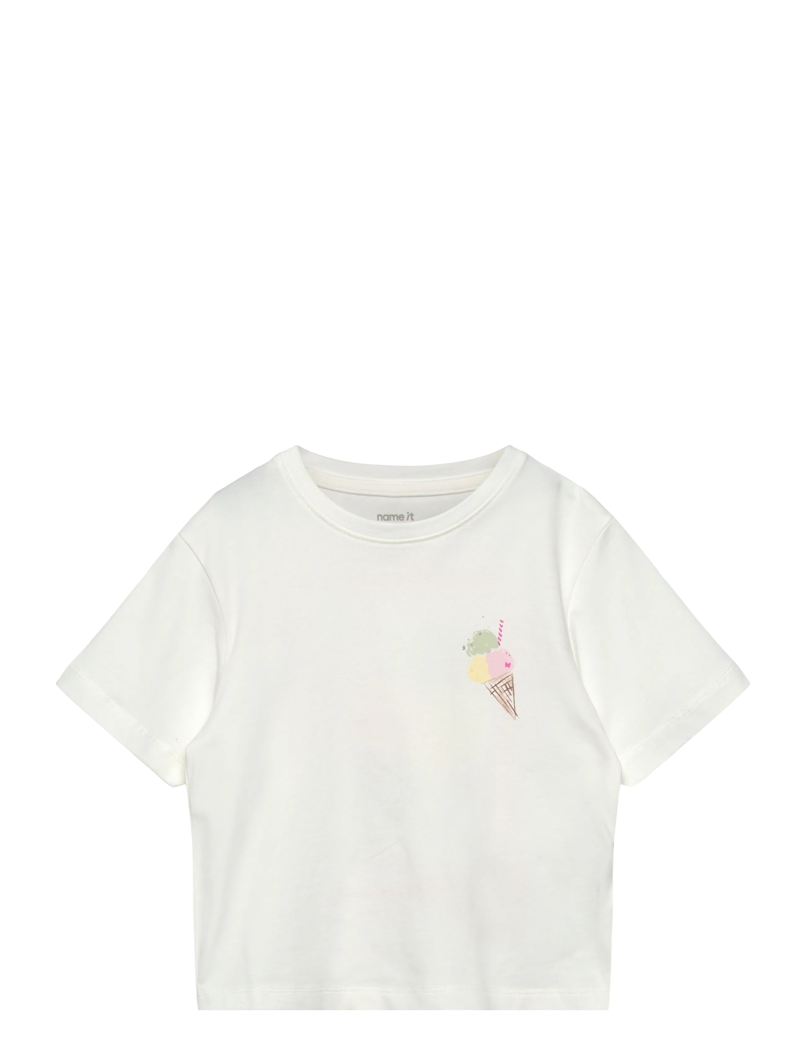 name it Nmffairi Ss Nreg Top, 86, T-shirts, Creme - Short-sleeved, Kinder
