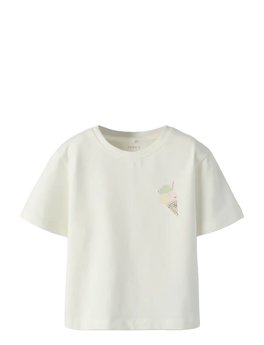 name it - NMFFAIRI SS NREG TOP - t-shirts à manches courtes - cloud dancer - 2