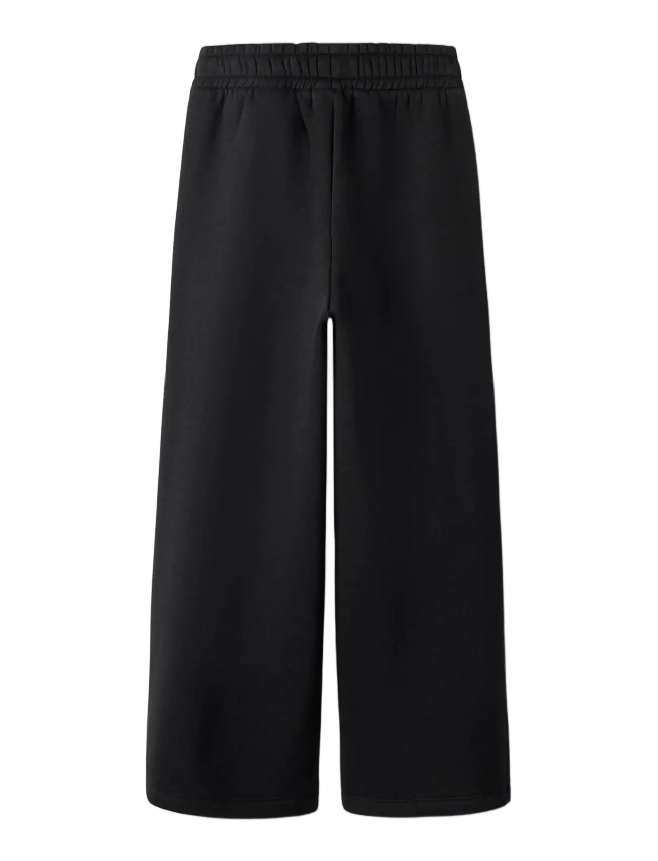 name it - NKMNASIR WIDE SWE PANT BRU NOOS - dressipüksid - black - 1