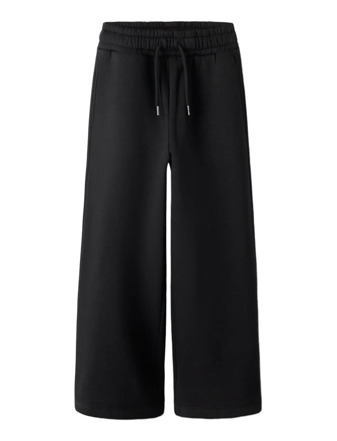 name it - NKMNASIR WIDE SWE PANT BRU NOOS - dressipüksid - black - 2