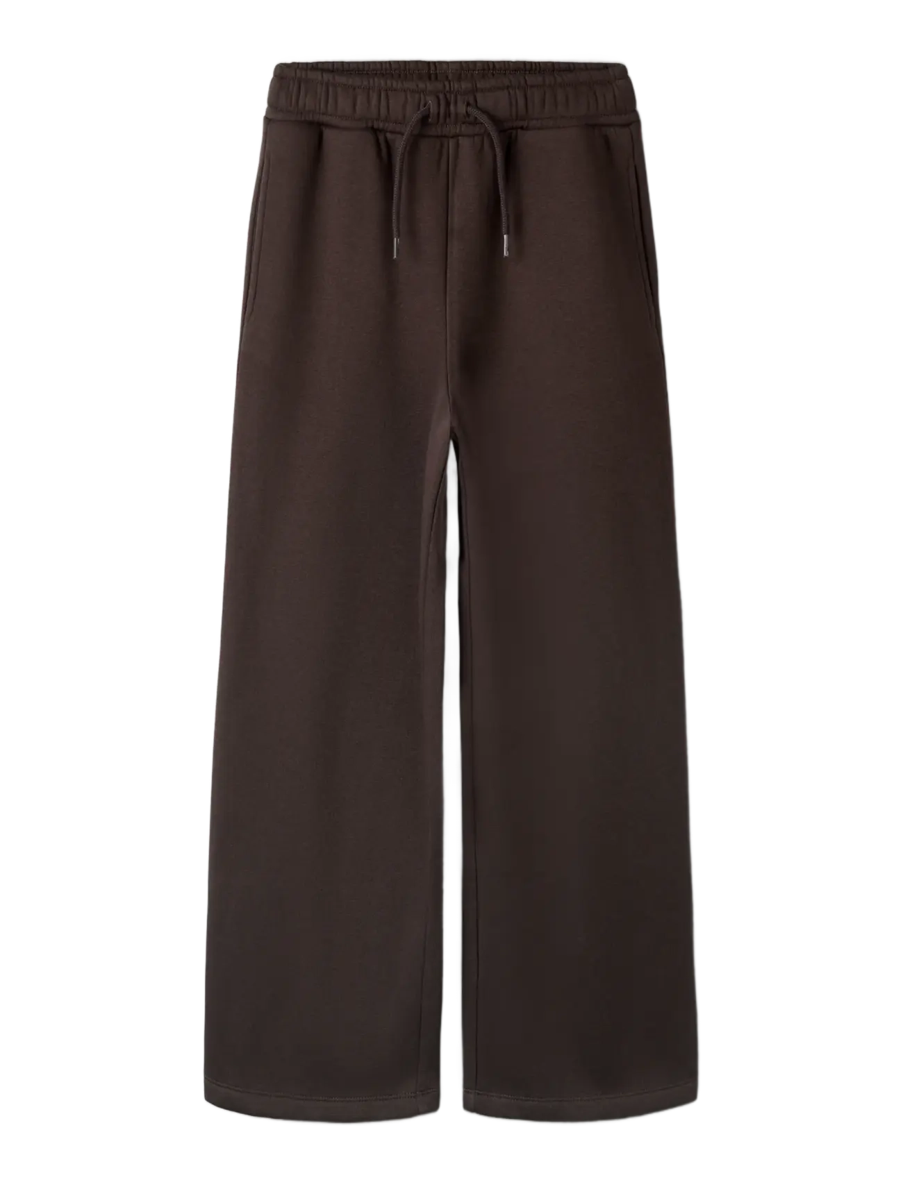 name it - NKMNASIR WIDE SWE PANT BRU NOOS - dressipüksid - chocolate plum - 2